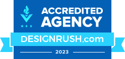 Design Rush Accredited Agency Logo 2023